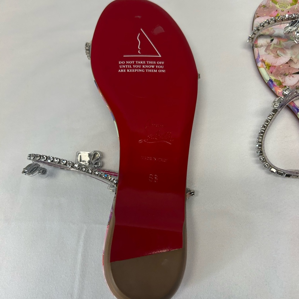 Christian Louboutin Just Queenie Mules Pvc - Picture 7 of 8